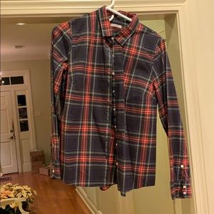 J. Crew holiday button down